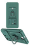 Xiaomi Redmi 13C Compatible Case Zuma Silicone with Business Card Holder and Ring - Green - 2
