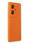 Vivo V29 Lite Compatible Case Nano Velvet Silicone - Orange Bezoss - 2