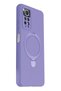 Xiaomi Redmi Note 12 Pro 4g Compatible Regal Magsafe Stand Cover - Lilac - 3