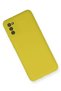 Samsung Galaxy A03S Compatible Case Nano Velvet Silicone - Yellow - 2