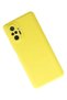 Xiaomi Redmi Note 10 Pro Compatible Case Nano Velvet Silicone - Yellow - 3