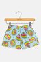 Kids Girl Allover Print Pajama Shorts, Multicolor - 3