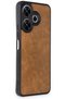 Xiaomi Redmi 13 4g Compatible Case Aras Leather Cover - Tan - 2