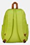 Kids Boy Brand Logo Backpack, Lime Green - 2