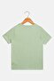 Kids Boy Graphic Print Short Sleeve Top, Green - 2