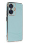Realme C55 Compatible Case Volet Silicone - Light Green Bezoss - 2