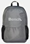 Men Brand Logo Backpack, Grey