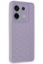 Xiaomi Redmi Note 13 Pro 5g Compatible Case Honeycomb Silicone Cover - Lilac - 2