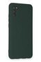 Samsung Galaxy A03S Compatible Case Nano Velvet Silicone - Dark Green - 3