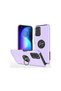 Xiaomi Poco F3 Compatible Case Elite Ring Cover - Purple - 3