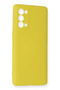 Oppo Reno 5 Pro Compatible Case Nano Velvet Silicone - Yellow - 2