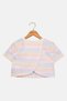 Kids Girl Graphic Print Short Sleeve Top, Multicolor - 2