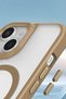 غطاء متوافق مع هاتف iPhone 15 Plus، من إنتاج Enka، مصنوع من السيليكون بتقنية Magsafe - لون "ديزرت" من BEZOSS. - 2