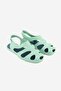 Women Premium Concept Sandal, Green and Blue