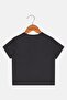 Toddlers Boy Graphic Print Short Sleeve Top, Dark Grey - 3