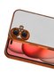iPhone 17 Compatible Lens Silicone Case - Orange Bezoss - 3