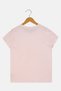 Kids Girl Graphic Print Short Sleeve T-Shirt, Pink - 2