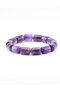 Natural Stone Amethyst Natural Stone Unisex Bracelet Eubramt Stress and Negative Energy