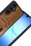 Samsung Galaxy A17 5g Compatible Leather Case with Sara Business Card Holder - Tan - 2