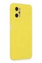 Realme 9I 4g Compatible Case Nano Velvet Silicone - Yellow - 2