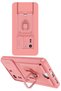 Xiaomi Redmi 13C Compatible Case Zuma Silicone with Business Card Holder and Ring - Pink - 2