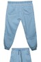 Men's Oversized Size 118-156 Suitable for Weight Ranges between 265-350 Pounds, Elastic Waist, Lycra Jeans Trousers, Light Blue - 4