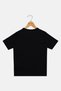 Toddlers Boy Graphic Print Short Sleeve T-Shirt, Black - 2