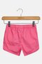 Toddlers Girl Solid Basic Shorts, Pinke - 2