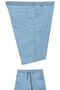 Men's Oversized Size 118-156 Suitable for Weight Ranges between 265-350 Pounds, Elastic Waist, Lycra Jeans Trousers, Light Blue - 3
