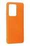 Samsung Galaxy S20 Ultra Compatible Case Nano Velvet Silicone - Orange Bezoss - 3