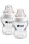 Pack Of 2 Closer To Nature Baby Feeding Bottles With Anti-Colic Valve, Slow-Flow, 0 Months +, 2 X 260 ML, Clear