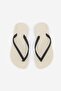 Kid Girls Brand Name Slippers, Beige - 2