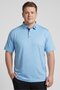 Men Athletic Fit Short Sleeve Golf Polo Shirt, Sky Blue