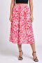 Women Floral Print Pull On Midi Skirts, Multicolor