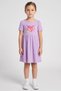 Kids Girl 3 Pieces Graphic Print Dress, Multicolor