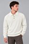 Oversize Buttoned Collar Knitted Sweater Dp 17501_10063