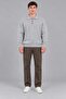 Oversize Buttoned Collar Knitted Sweater Dp 17501_10063 - 4