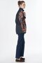 Mixed Pattern Sweatshirt Indigo - 6