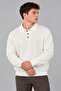 Oversize Buttoned Collar Knitted Sweater Dp 17501_10063 - 3