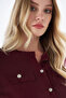 Buttoned Knitwear Cardigan Claret Red - 7