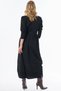 Contrast Color Knitwear Dress Black - 4