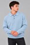 Oversize Buttoned Collar Knitted Sweater Dp 17501_10063