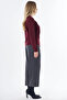 Buttoned Knitwear Cardigan Claret Red - 6