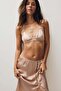 Soft viscose satin bra - 3