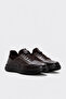Genuine Leather Brown Men's Casual Shoes 166Ma1006 - 4