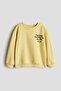 Printed brushed-inside sweatshirt