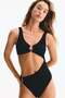 Padded-cup High Leg Cut-out swimsuit - 2