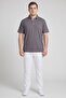Men Athletic Fit Short Sleeve Golf Polo Shirt, Grey - 2