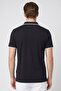 Men Regular Fit Solid Short Sleeve Polo Shirt, Dark Navy - 4