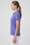 Women Sportswear Fit Short Sleeve Golf Polo Shirt, Royal Blue - 3